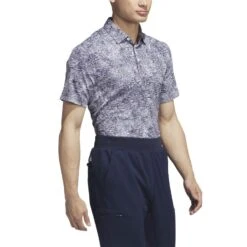 Adidas Aerial Jacquard Polo 9 Adidas Aerial Jacquard Polo -Callaway Golf Shop adidas 2023 aerial jacquard polo grey three side itempicture