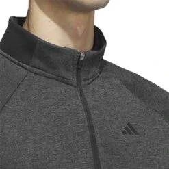 Adidas Color Block DWR 1/4 Zip Pullover -Callaway Golf Shop adidas 2023 color block dwr quarter zip pullover black detail1 itempicture