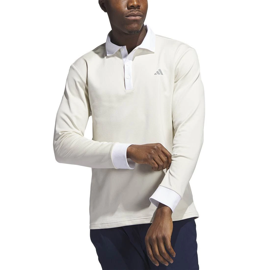Adidas Essentials Long Sleeve Polo 2 Adidas Essentials Long Sleeve Polo - Image 2