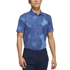 Adidas Flower Mesh Polo -Callaway Golf Shop adidas 2023 flower mesh polo blue fusion collegiate navy itempicture