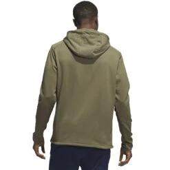 Adidas Textured Anorak -Callaway Golf Shop adidas 2023 textured anorak olive strata back itempicture