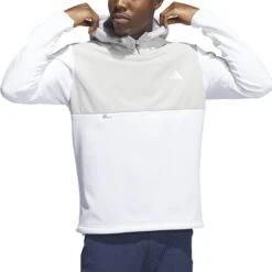 Adidas Textured Anorak -Callaway Golf Shop adidas 2023 textured anorak white itempicture