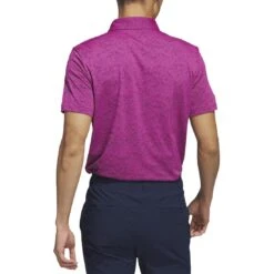 Adidas 23 Textured Jacquard Polo -Callaway Golf Shop adidas 2023 textured jacquard polo lucid fuchsia back itempicture
