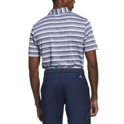 Adidas 2-Color Stripe Polo 9 Adidas 2-Color Stripe Polo -Callaway Golf Shop adidas 2023 two color stripe polo collegiate navy white back itempicture