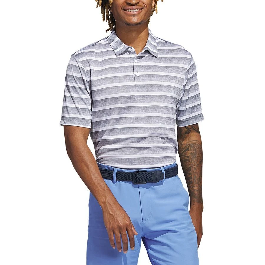 Adidas 2-Color Stripe Polo 2 Adidas 2-Color Stripe Polo - Image 2