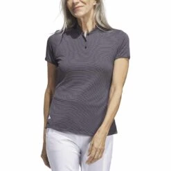 Adidas Women's Essentials Dot Polo -Callaway Golf Shop adidas 2023 womens essentials dot polo black itempicture