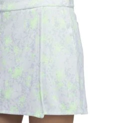 Adidas Women's Essentials Jacquard Skort -Callaway Golf Shop adidas 2023 womens essentials jacquard skort white lucid lemon detail2 itempicture