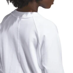 Adidas Women's Made With Nature Sweatshirt -Callaway Golf Shop adidas 2023 womens made with nature sweatshirt white detail1 itempicture