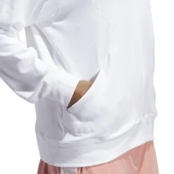 Adidas Women's Made With Nature Sweatshirt -Callaway Golf Shop adidas 2023 womens made with nature sweatshirt white detail2 itempicture