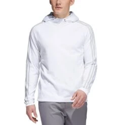 Adidas 3-Stripes COLD.RDY Hoodie -Callaway Golf Shop adidas fw22 3 stripes cold rdy hoodie white front itempicture