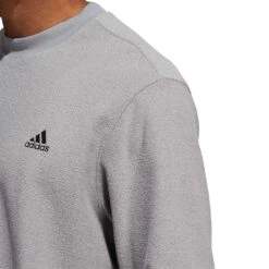 Adidas Core Crewneck Sweatshirt -Callaway Golf Shop adidas fw22 core crewneck sweatshirt grey three detail itempicture