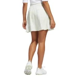 Adidas Women's 16 Inch Printed Frill Skort -Callaway Golf Shop adidas fw22 womens 16 inch printed frill skort white back itempicture