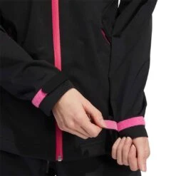 Adidas Women's RAIN.RDY Jacket -Callaway Golf Shop adidas fw22 womens rain rdy jacket black cuff detail itempicture