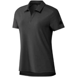 Adidas S21 Women's Go-To Short Sleeve Polo -Callaway Golf Shop adidas s21 womens go to short sleeve polo black itempicture