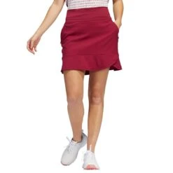 Adidas Women's 16 Inch Frill Skort -Callaway Golf Shop adidas ss22 womens 16 inch frill skort legacy burgundy itempicture