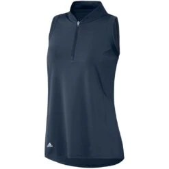 Adidas Women's Racerback Sleeveless Polo -Callaway Golf Shop adidas ss22 womens racerback sleeveless polo crew navy front itempicture