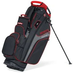 BagBoy Chiller Hybrid Stand Bag 11 BagBoy Chiller Hybrid Stand Bag -Callaway Golf Shop bagboy 2024 chiller hybrid stand bag black charcoal red itempicture