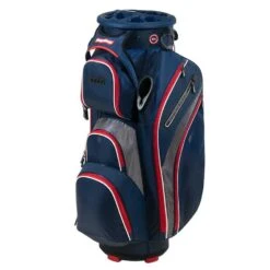 BagBoy 2023 Revolver XP Cart Bag -Callaway Golf Shop bagboy revolver xp cart bag navy charcoal red itempicture