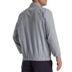 FootJoy Half Zip Windshirt -Callaway Golf Shop footjoy half zip windshirt grey back itempicture