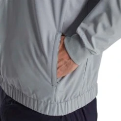 FootJoy Half Zip Windshirt -Callaway Golf Shop footjoy half zip windshirt grey detail itempicture