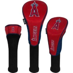 Team Effort MLB Set Of 3 Headcovers 29 Team Effort MLB Set Of 3 Headcovers -Callaway Golf Shop mcarthur sports mlb set of 3 headcovers los angeles angels