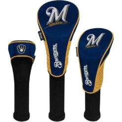 Team Effort MLB Set Of 3 Headcovers 31 Team Effort MLB Set Of 3 Headcovers -Callaway Golf Shop mcarthur sports mlb set of 3 headcovers milwaukee brewers