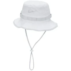 Nike Dri-FIT Apex Bucket Hat -Callaway Golf Shop nike 2023 dri fit apex bucket hat white front itempicture
