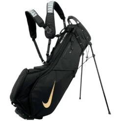 Nike Air Sport 2 Stand Bag -Callaway Golf Shop nike air sport 2 stand bag black black metallic gold itempicture