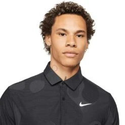 Nike Dri-FIT ADV Tour Camo Polo -Callaway Golf Shop nike dri fit adv tour camo polo black detail itempicture