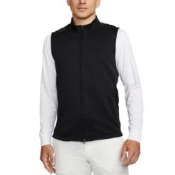 Nike Therma-FIT Victory Vest 8 Nike Therma-FIT Victory Vest -Callaway Golf Shop nike therma fit victory vest black front itempicture
