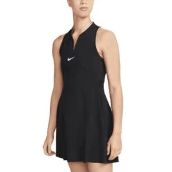 Nike Women's Dri-FIT Advantage Club Sleeveless Dress -Callaway Golf Shop nike womens dri fit advantage club sleeveless dress black front itempicture