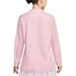 Nike Women's Dri-FIT UV Advantage Half-Zip Pullover -Callaway Golf Shop nike womens dri fit club half zip uv pullover medium soft pink back itempicture