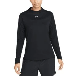 Nike Women's Dri-FIT UV Advantage Mock-Neck Top 7 Nike Women's Dri-FIT UV Advantage Mock-Neck Top -Callaway Golf Shop nike womens dri fit uv advantage mock neck top black itempicture