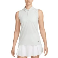 Nike Women's Dri-FIT Victory Sleeveless Polo 21 Nike Women's Dri-FIT Victory Sleeveless Polo -Callaway Golf Shop nike womens dri fit victory sleeveless polo light silver itempicture