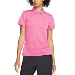 Nike Women's Dri-FIT Victory Textured Polo -Callaway Golf Shop nike womens dri fit victory textured polo pinksicle itempicture