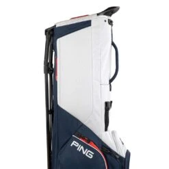 Ping Hoofer Lite Stand Bag -Callaway Golf Shop ping 2023 hoofer lite stand bag navy platinum red detail6 itempicture