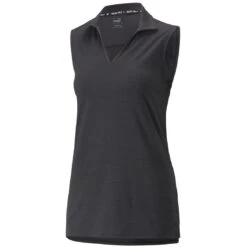 Puma Women's CLOUDSPUN Coast Sleeveless Polo 14 Puma Women's CLOUDSPUN Coast Sleeveless Polo -Callaway Golf Shop puma 2022 womens cloudspun coast sleeveless polo black itempicture