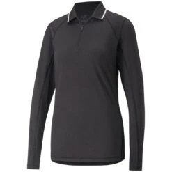 Puma Women's YOU-V Long Sleeve Polo -Callaway Golf Shop puma 2023 womens you v long sleeve polo black itempicture