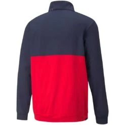 Puma 2022 Gamer Colorblock Pullover -Callaway Golf Shop puma gamer colorblock pullover navy blazer ski patrol back itempicture