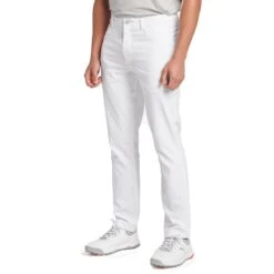 Puma Jackpot 5 Pocket Pants 12 Puma Jackpot 5 Pocket Pants -Callaway Golf Shop puma jackpot 5 pocket pants white front model itempicture