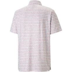 Puma MATTR Flamingo Polo -Callaway Golf Shop puma mattr flamingo polo white back itempicture