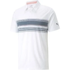 Puma MATTR Grind Polo -Callaway Golf Shop puma mattr grind polo bright white evening sky itempicture