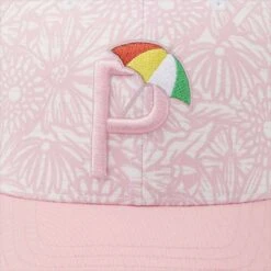 Puma Women's AP Flowers P Adjustable Hat -Callaway Golf Shop puma womens ap flowers p adjustable hat pale pink detail itempicture