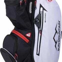 Sun Mountain Sync Cart Bag -Callaway Golf Shop sun mountain 2024 sync cart bag black white rush red pocket itempicture