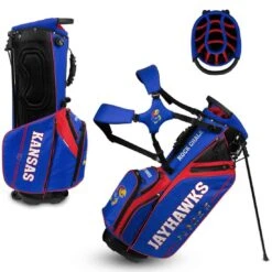 Team Effort NCAA Caddie Carry Hybrid Bag -Callaway Golf Shop team effort ncaa caddie carry hybrid bag kansas jayhawks itempicture