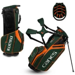 Team Effort NCAA Caddie Carry Hybrid Bag -Callaway Golf Shop team effort ncaa caddie carry hybrid bag miami hurricanes itempicture