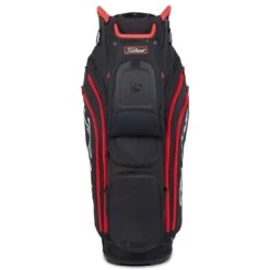 Titleist 2022 Cart 15 Cart Bag -Callaway Golf Shop titleist 2022 cart 15 cart bag black black red back itempicture