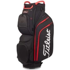 Titleist 2022 Cart 15 Cart Bag -Callaway Golf Shop titleist 2022 cart 15 cart bag black black red itempicture