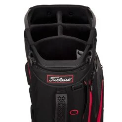 Titleist Hybrid 5 Stand Bag -Callaway Golf Shop titleist 2023 hybrid 5 stand bag black black red top itempicture