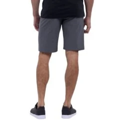 TravisMathew Sand Harbor Shorts 27 TravisMathew Sand Harbor Shorts -Callaway Golf Shop travismathew sand harbor shorts heather dark grey back itempicture